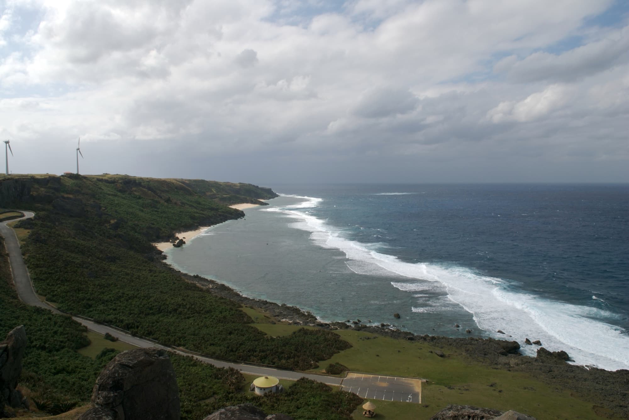 Yonaguni Island coastline, Japan's westernmost island.