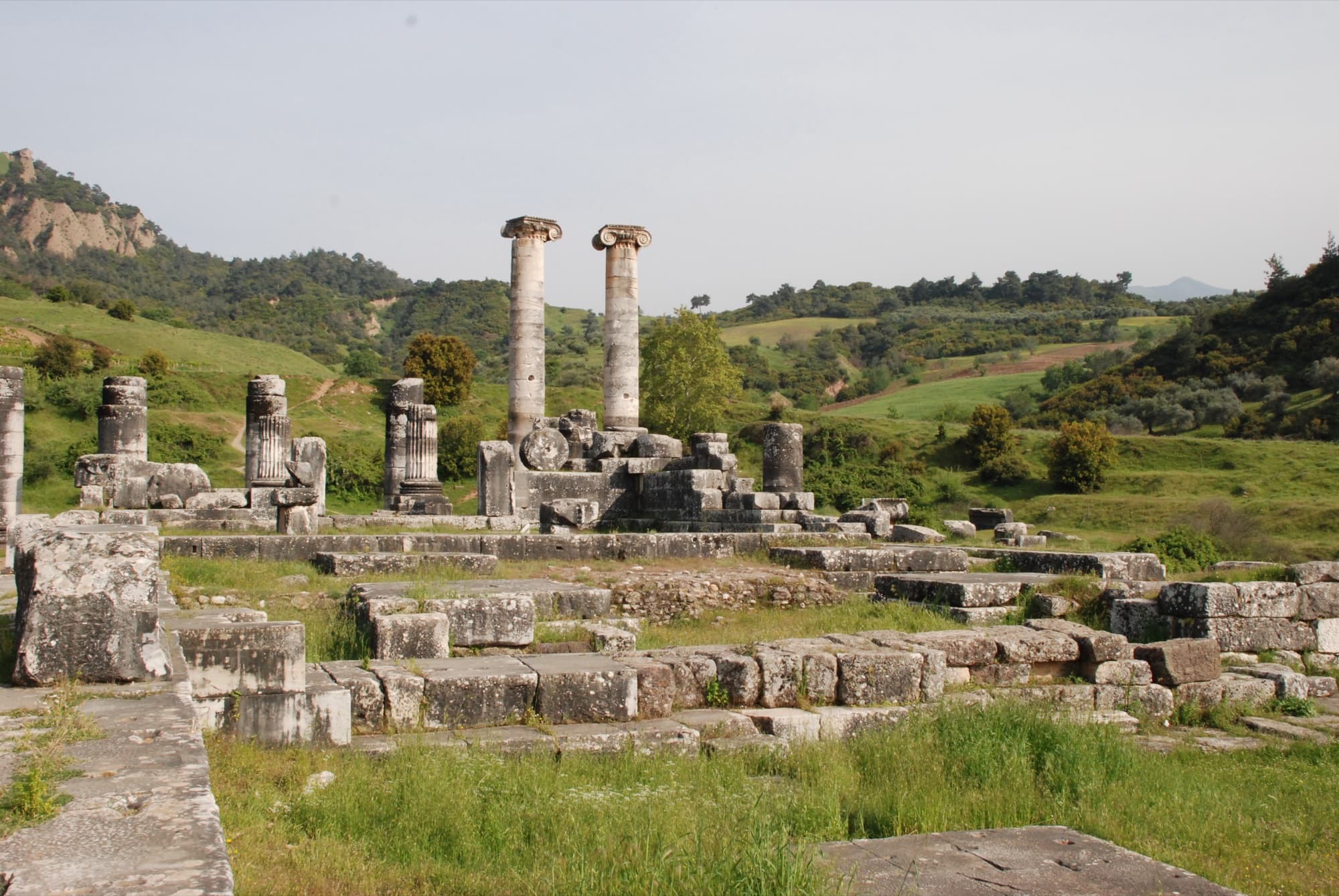 Temple of Artemis at Sardis, Turkey, the western end of the Royal Road.